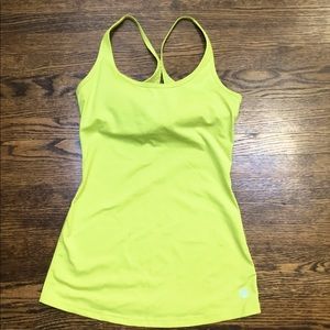 💪 Yellow Racerback Tank Top